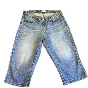Levi's Denim Capri Cropped Jeans Pants Size 12 or 32 Waist